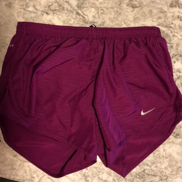 Nike Pants - Nike Dri-Fit Running Shorts with back zipper